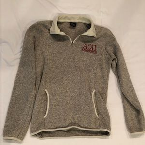 Exclusive Alpha Omicron Pi Quarter Zip